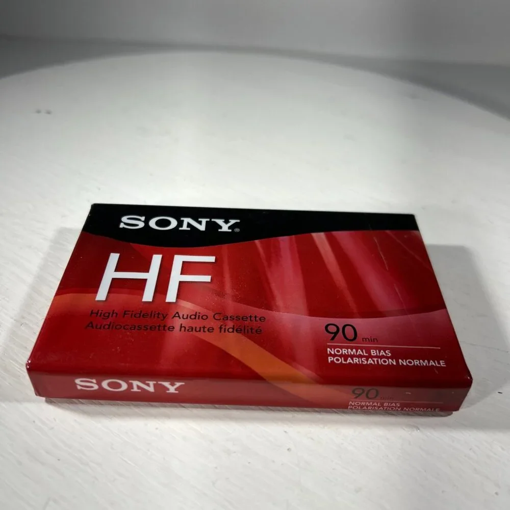 NEW SONY HF 90 MIN HiFi AUDIO Cassette Normal Bias C90HFR SEALED Tape High Fidel